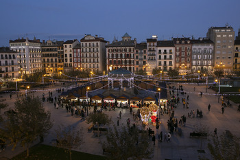 29 casetas componen la Feria de Navidad de Pamplona