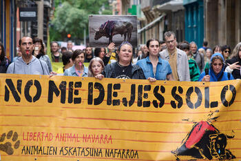Una manifestación reclama el fin de las corridas de toros