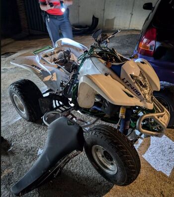 Dos heridos graves tras chocar con un quad en Elcano