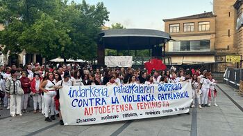 La ciudad del Ega dice no a las agresiones sexistas