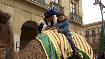 Los dromedarios ya esperan a sus majestades los Reyes Magos